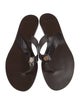 Tory Burch Leather Flip Flops