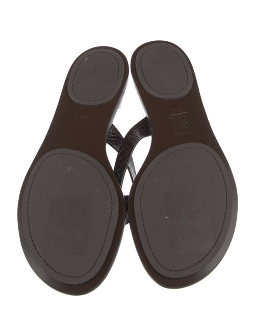 Tory Burch Leather Flip Flops