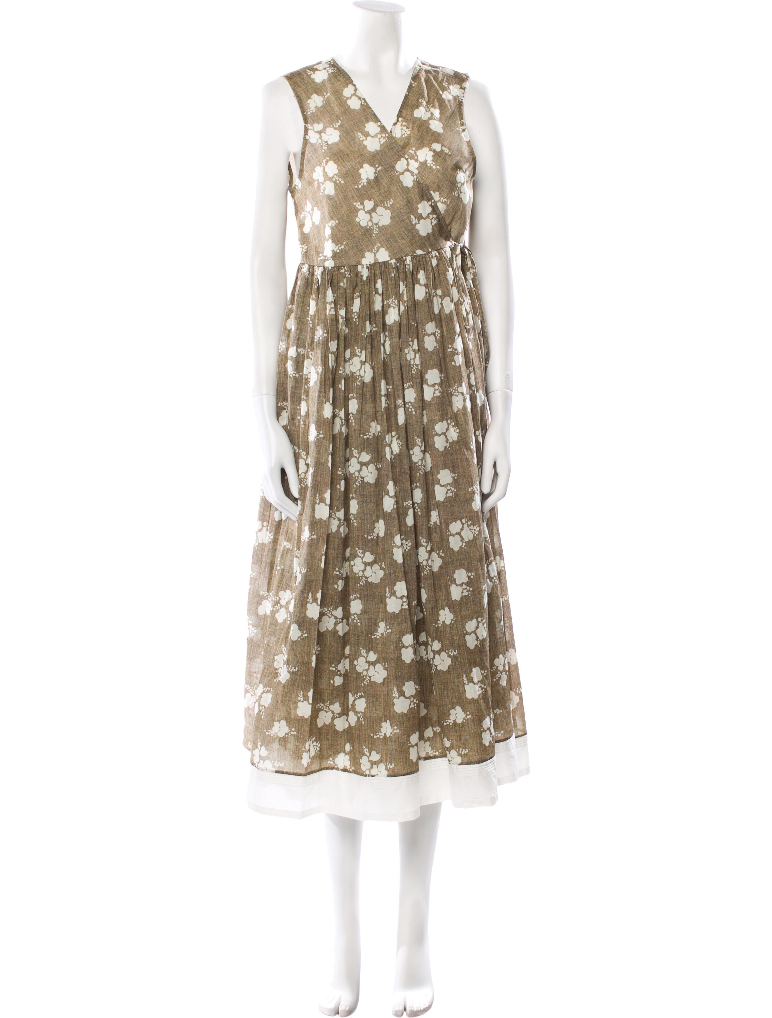 Tory Burch Floral Print Long Dress