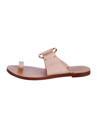 Tory Burch Leather Slides