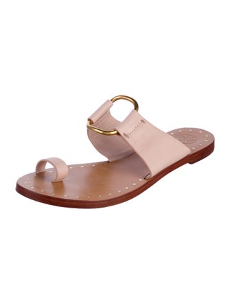 Tory Burch Leather Slides
