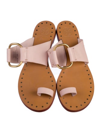 Tory Burch Leather Slides