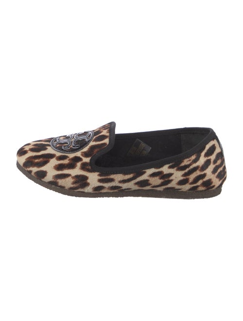 Tory Burch Ponyhair Animal Print Loafers
