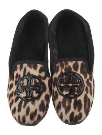 Tory Burch Ponyhair Animal Print Loafers