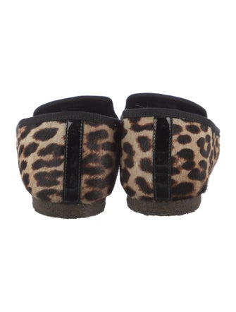 Tory Burch Ponyhair Animal Print Loafers