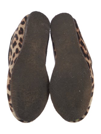 Tory Burch Ponyhair Animal Print Loafers