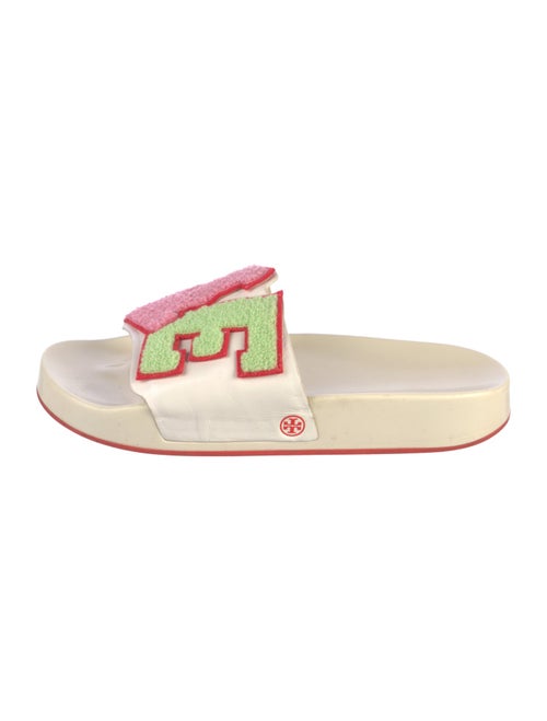 Tory Burch Leather Printed Slides