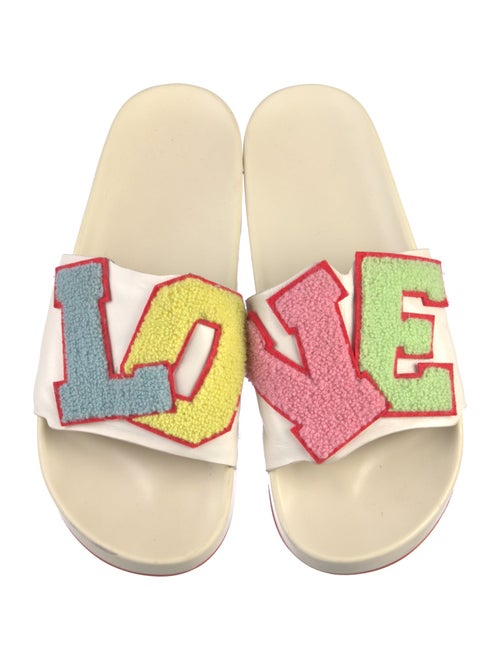 Tory Burch Leather Printed Slides