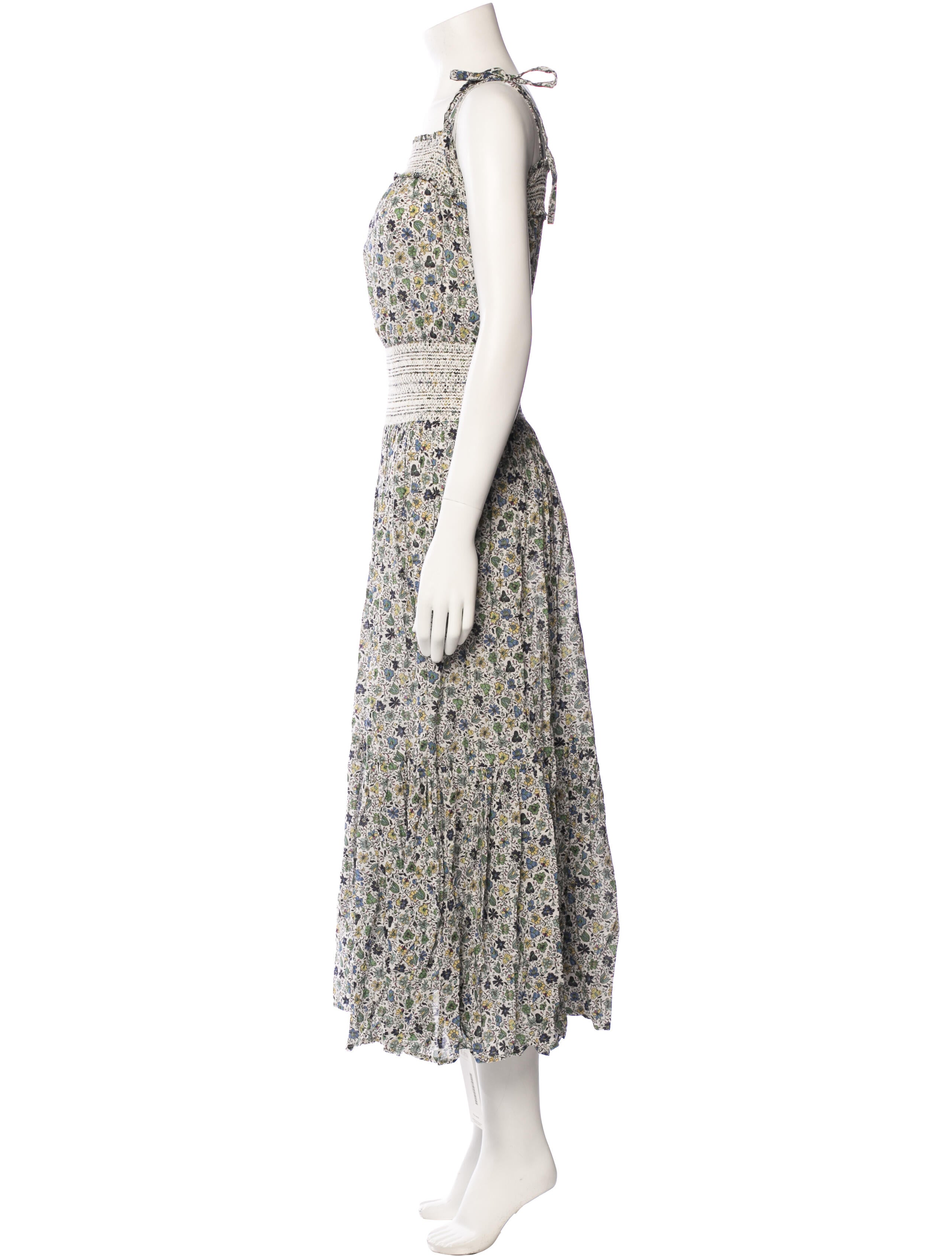 Tory Burch Floral Print Long Dress