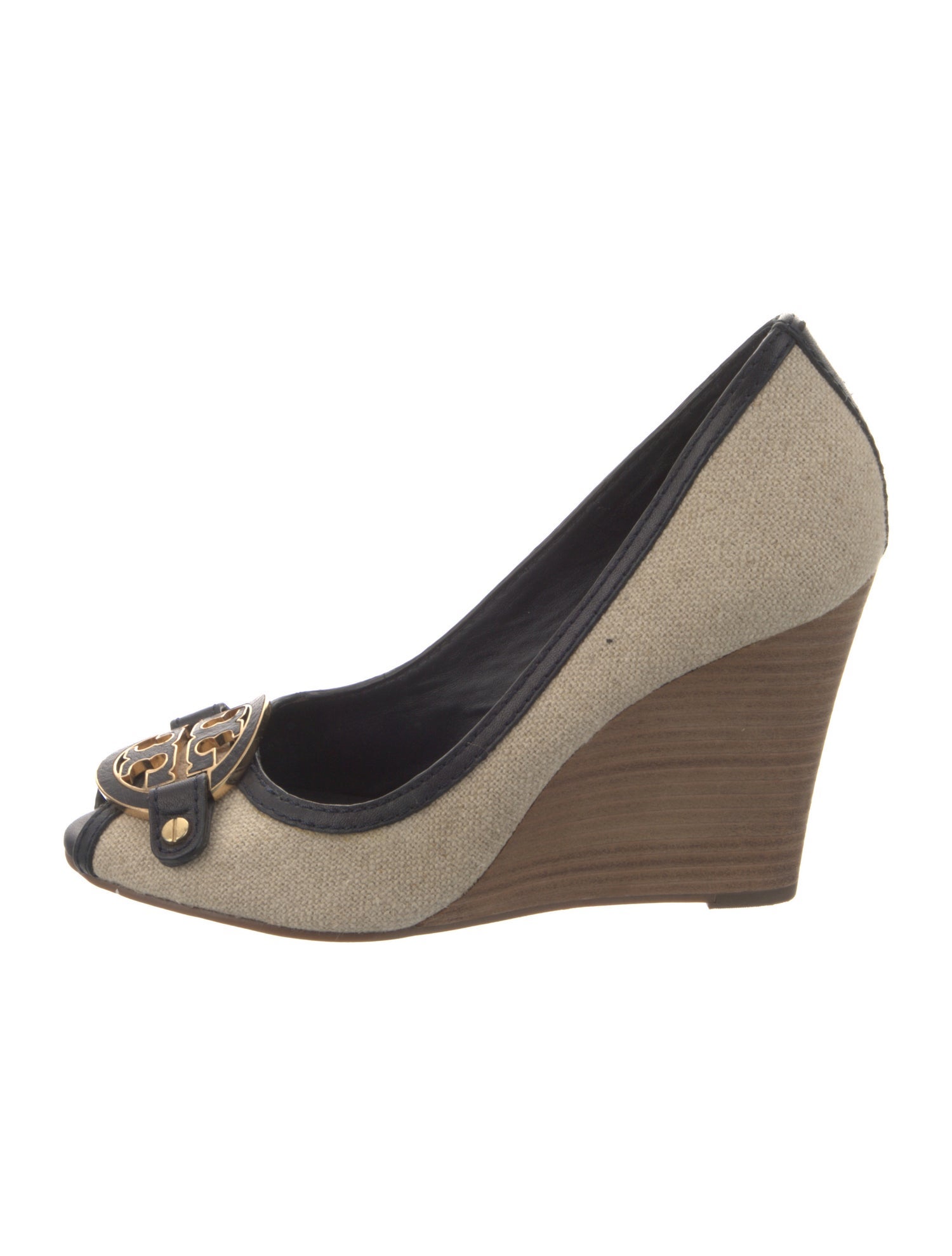 Tory Burch Canvas Floral Print Pumps