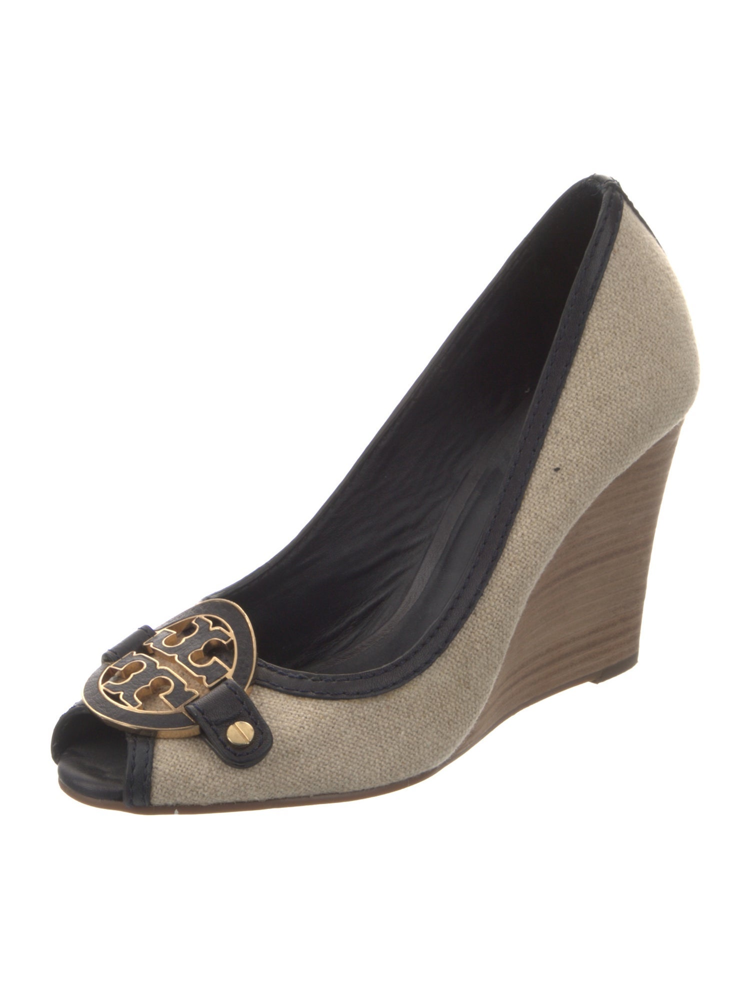 Tory Burch Canvas Floral Print Pumps
