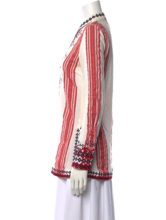 Tory Burch Printed V-Neck Tunic