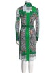 Tory Burch Printed Midi Length Dress