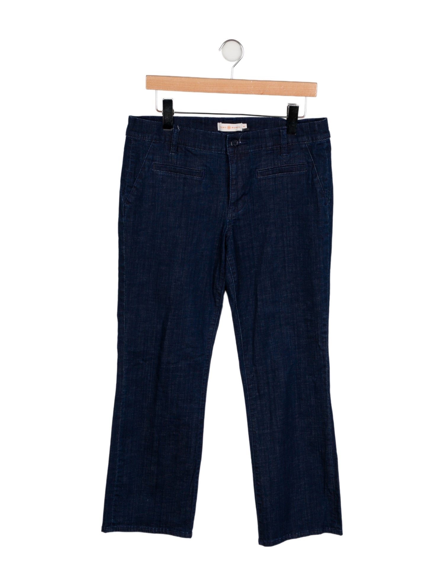 Tory Burch High-Rise Wide Leg Jeans