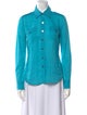 Tory Burch Long Sleeve Button-Up Top