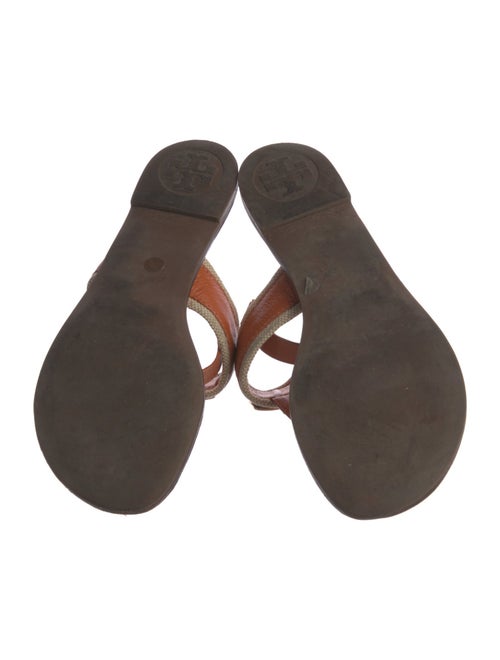 Tory Burch Leather T-Strap Sandals