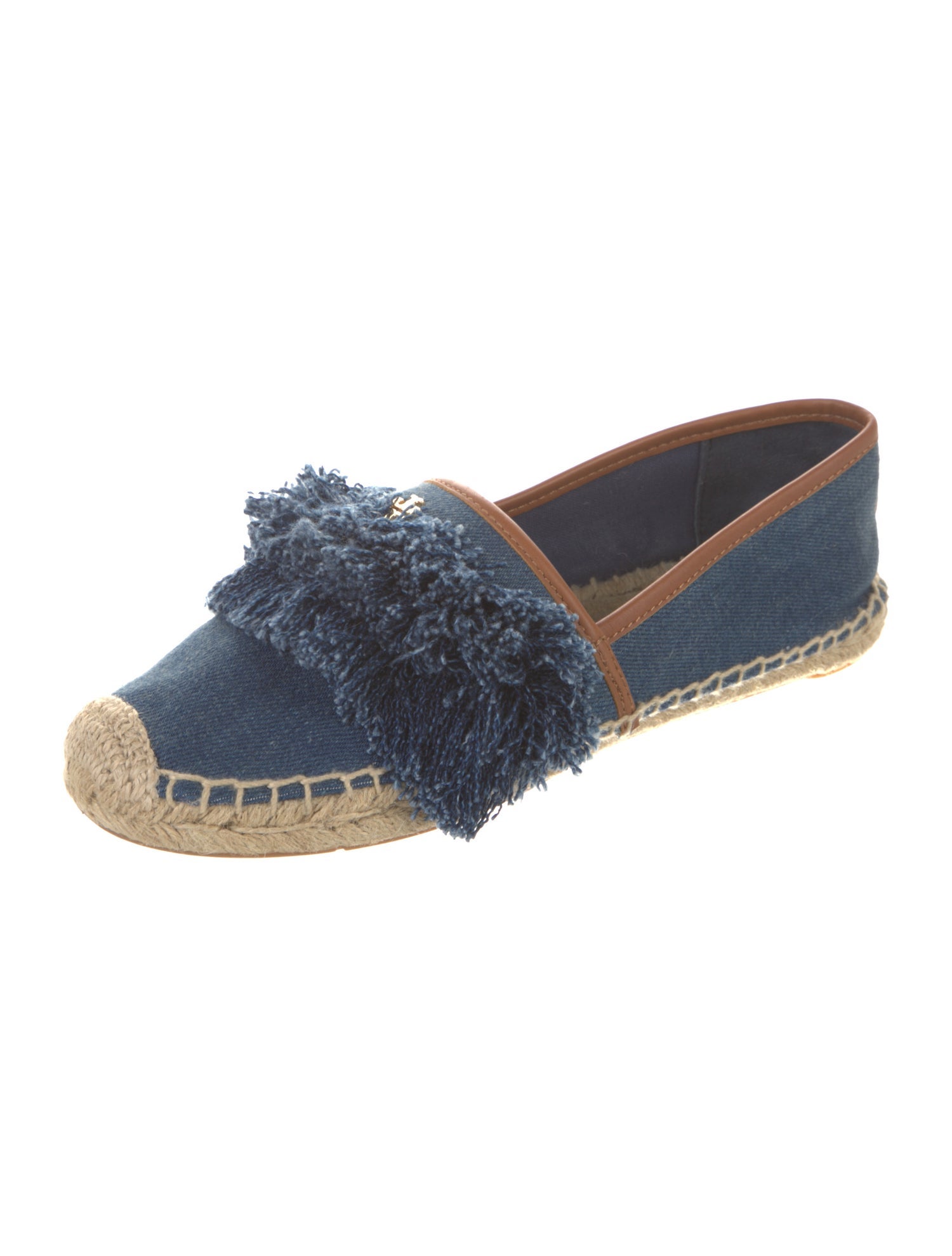 Tory Burch Denim Printed Espadrilles