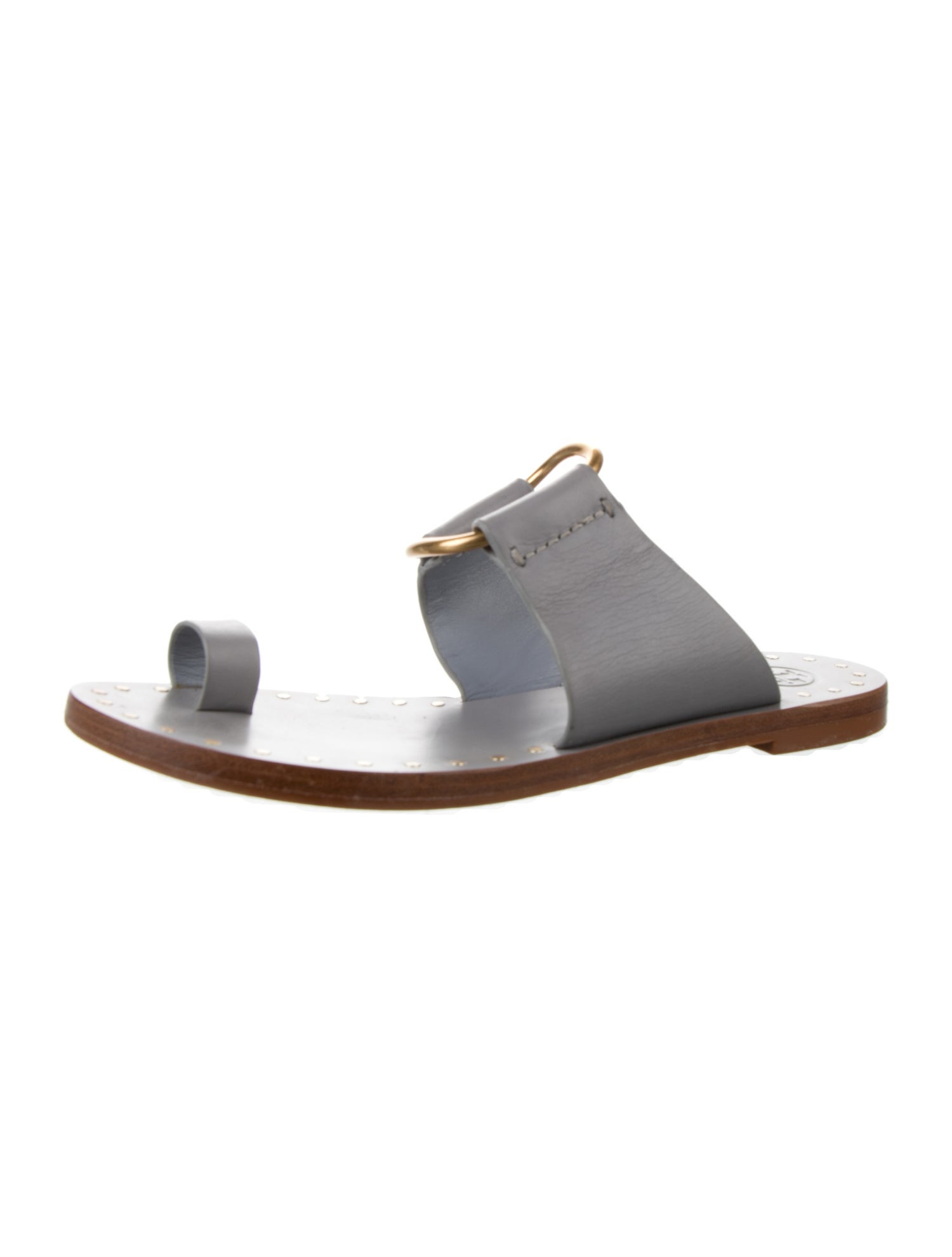 Tory Burch Leather Slides