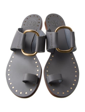 Tory Burch Leather Slides