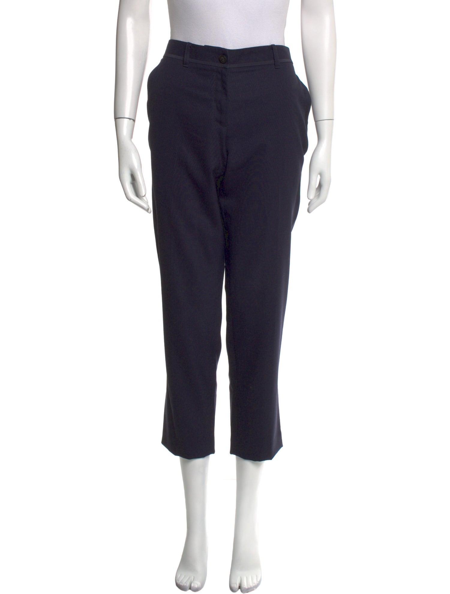 Tory Burch Wool Straight Leg Pants