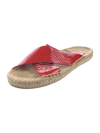 Tory Burch Patent Leather Espadrilles