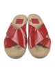 Tory Burch Patent Leather Espadrilles