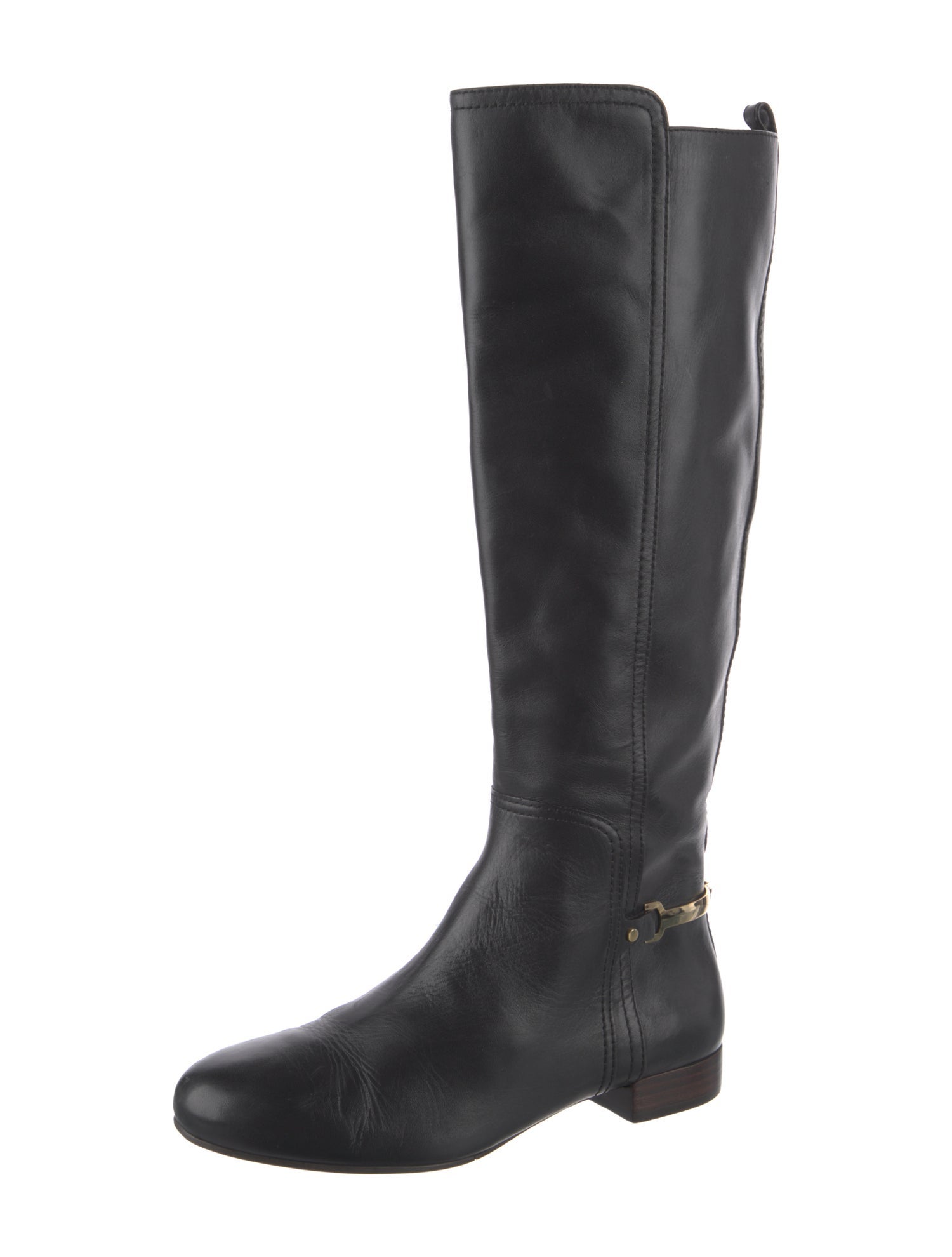 Tory Burch Leather Riding Boots