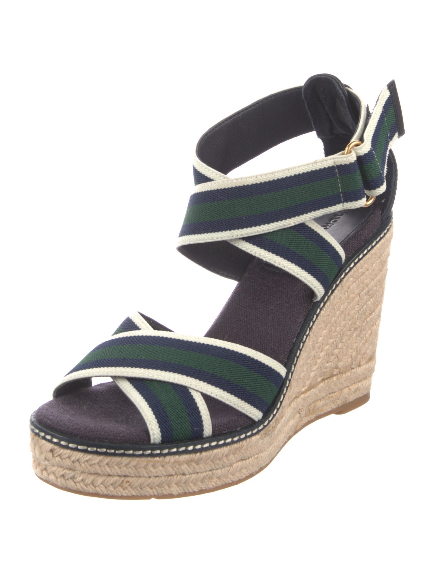 Tory Burch Canvas Printed Espadrilles