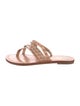Tory Burch Leather Studded Accents Slides