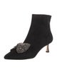 Tory Burch Suede Bow Accents Boots