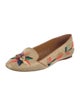 Tory Burch Raffia Printed Loafers