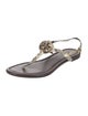 Tory Burch Leather T-Strap Sandals
