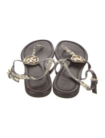 Tory Burch Leather T-Strap Sandals