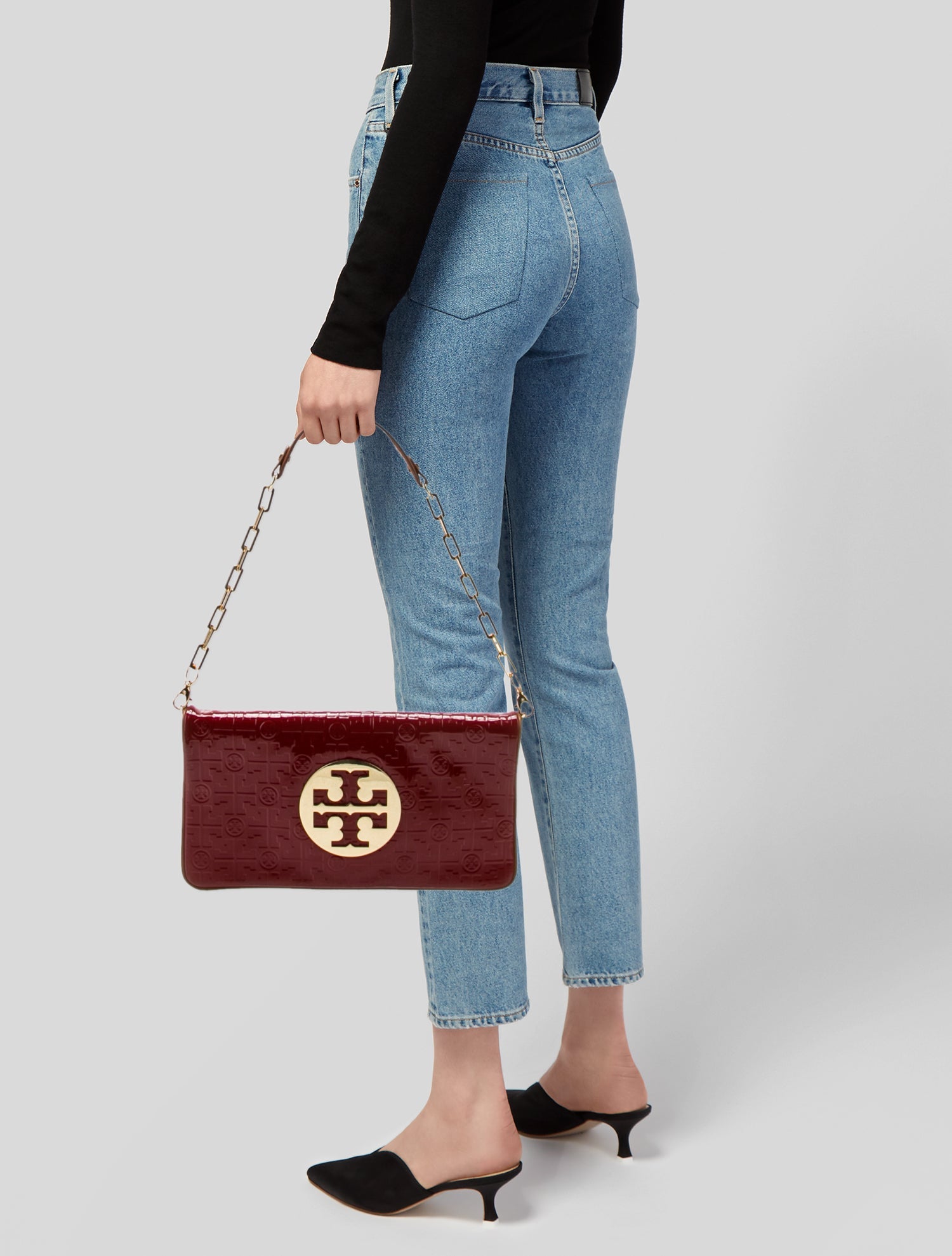 Tory Burch Patent Leather Shoulder Bag