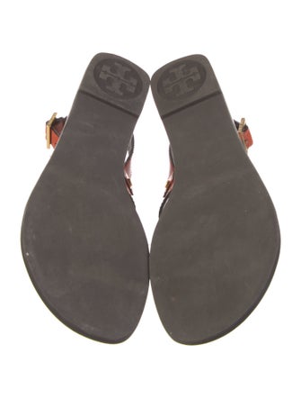 Tory Burch Leather T-Strap Sandals