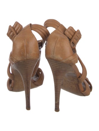 Tory Burch Leather T-Strap Sandals