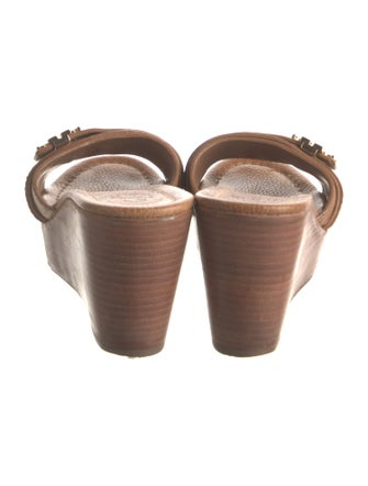 Tory Burch Leather Slides