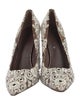 Tory Burch Leather Printed Pumps