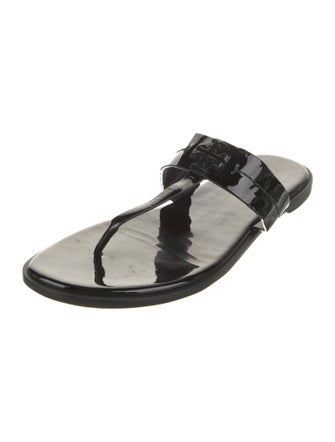 Tory Burch Patent Leather Slides