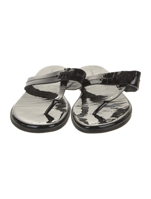 Tory Burch Patent Leather Slides