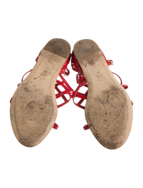 Tory Burch Patent Leather Slingback Sandals