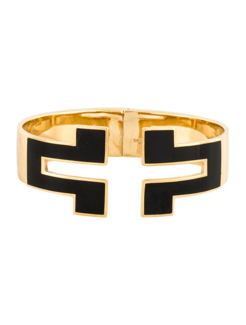 Tory Burch Enamel T Cuff Bracelet