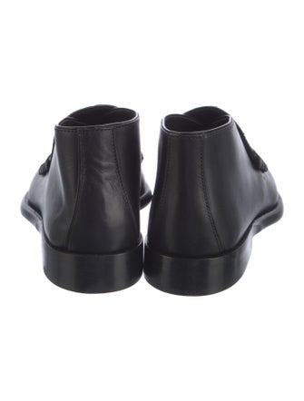 Tory Burch Leather Animal Print Loafers