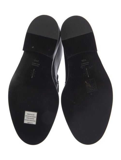 Tory Burch Leather Animal Print Loafers