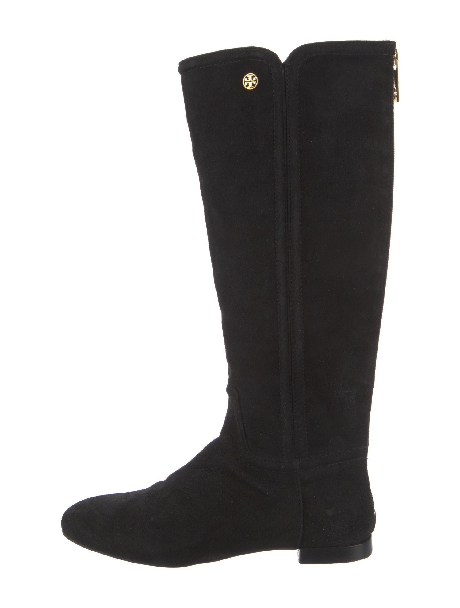 Tory Burch Suede Riding Boots