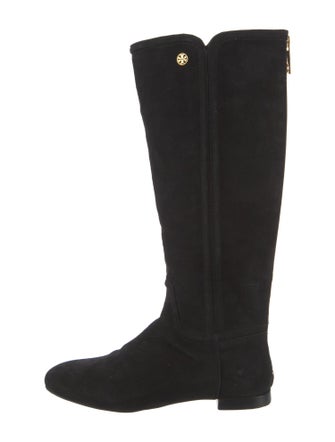 Tory Burch Suede Riding Boots