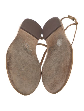 Tory Burch Leather T-Strap Sandals