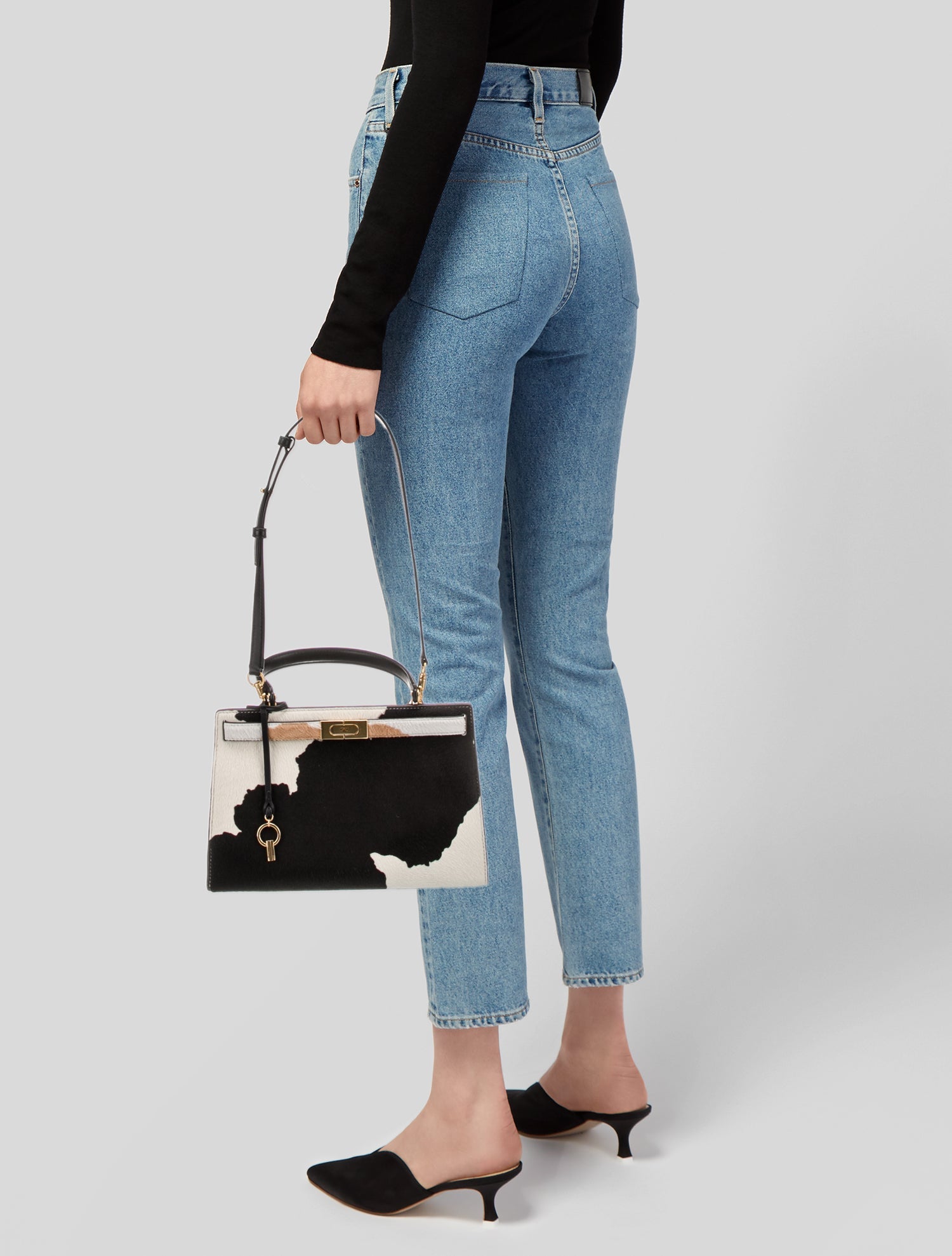 Tory Burch Ponyhair Top Handle Bag