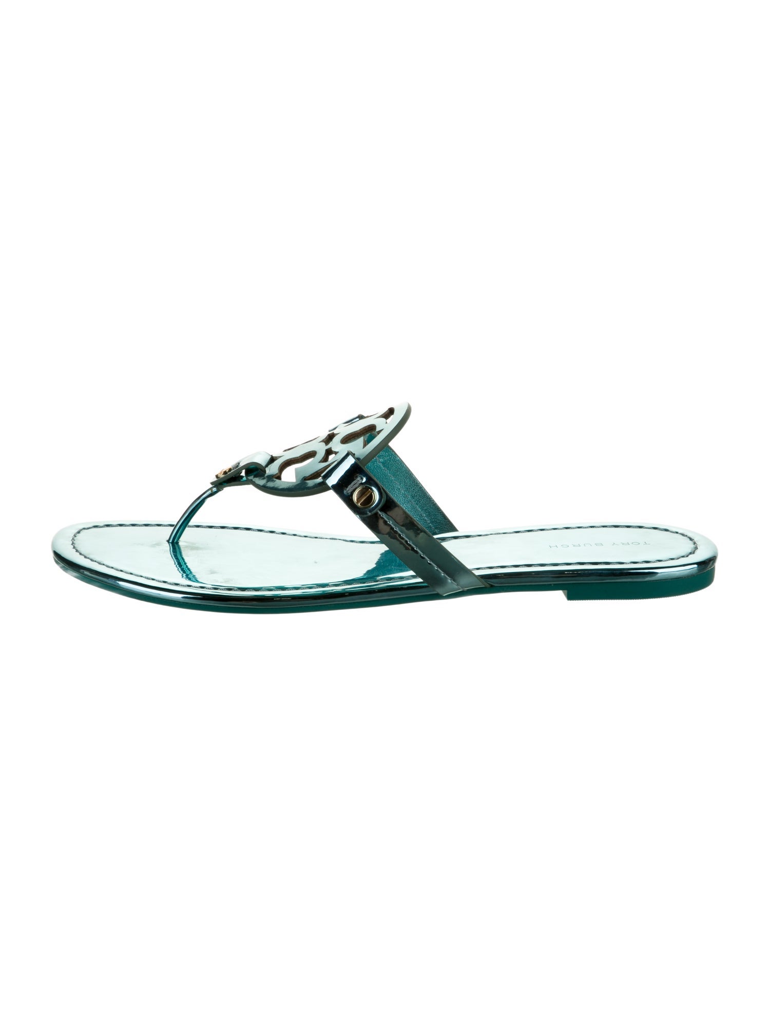 Tory Burch Patent Leather Slides