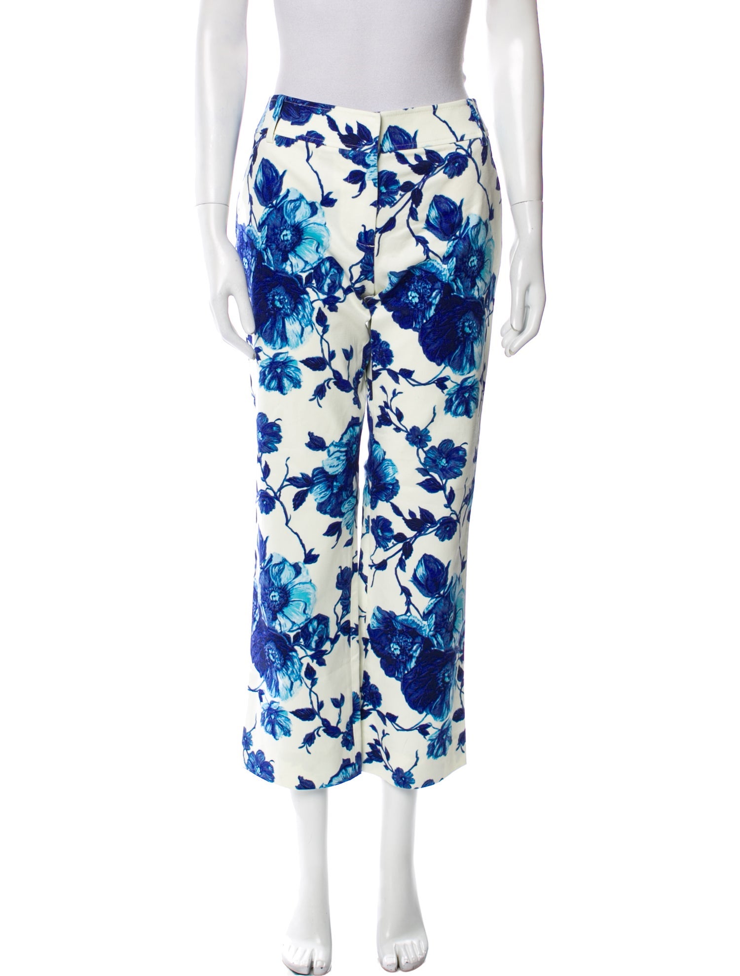 Tory Burch Floral Print Wide Leg Pants w/ Tags